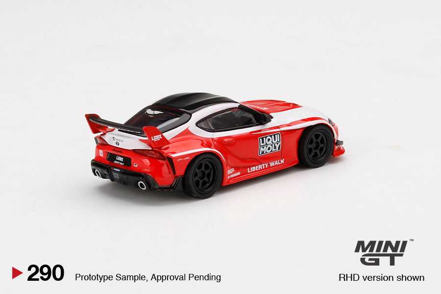 Mini GT Box Version 290 LB WORKS Toyota GR Supra Liqui Moly 1:64 ...