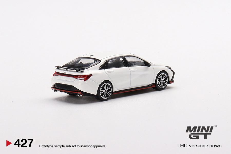 Mini GT Box Version 427 Hyundai Elantra N Ceramic White 1:64