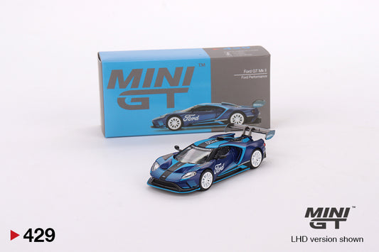 Mini GT Box Version 429 Ford GT Mk II Ford Performance Blue 1:64