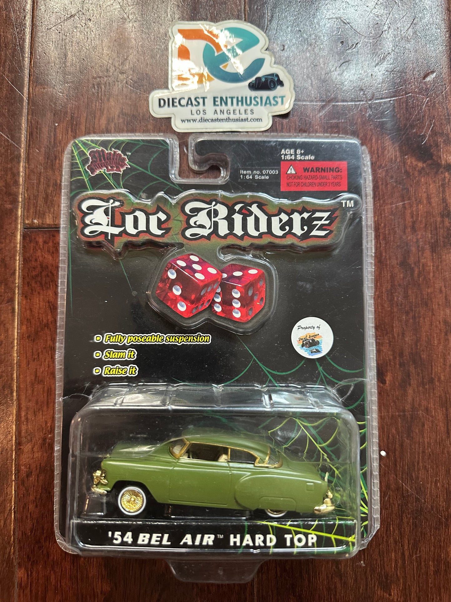 Malibu International Loc Riderz Series Impala Bel Air Set 1:64