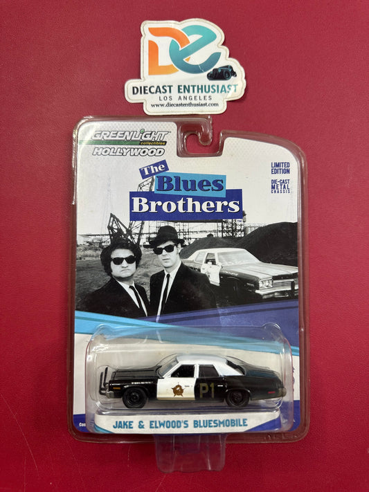 Greenlight The Blues Brothers Jake & Elwoods Bluesmobile Police Car 1:64