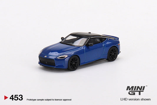 Mini GT Box Version 453 Nissan Z Performance Seiran Blue 1:64