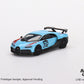 Mini GT Box Version 487 Bugatti Chiron Pur Sport Grand Prix Blue #32 1:64