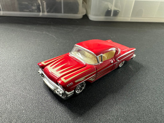 LOOSE Revell Lowriders 58 Chevy Impala Red 1:64