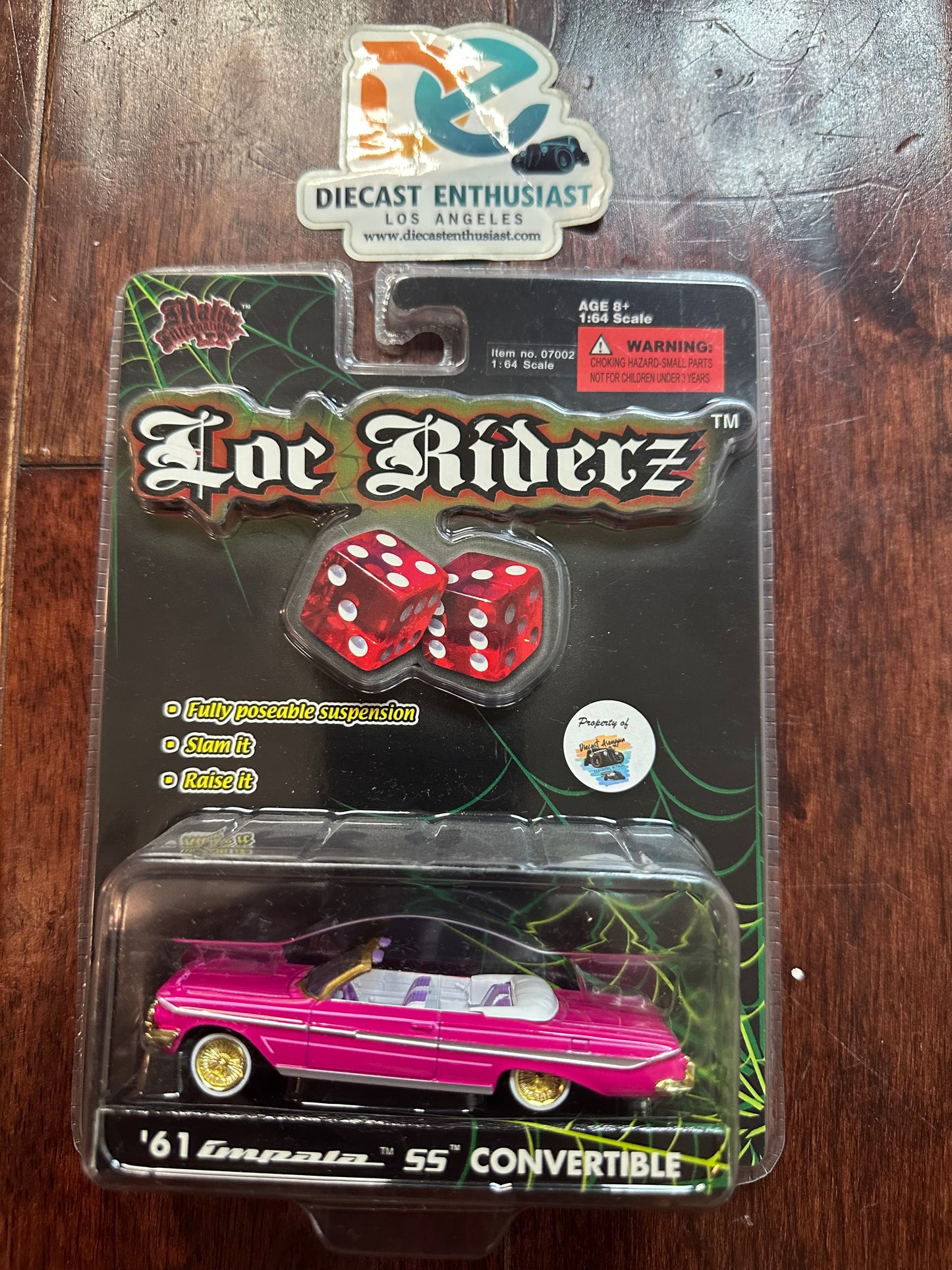 Malibu International Loc Riderz Series Impala Bel Air Set 1:64