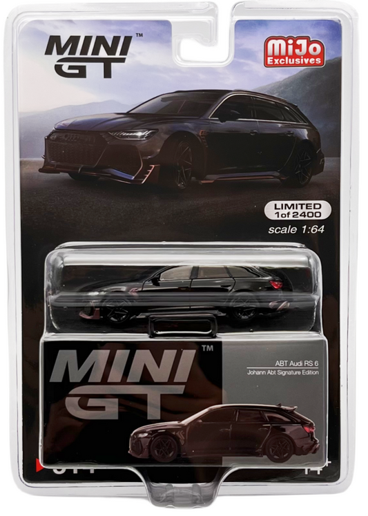 Mini GT Mijo Exclusives 514 ABT Audi RS 6 Johann Abt Signature Edition 1:64