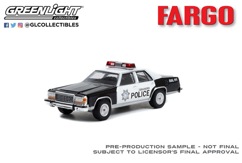 Greenlight Hollywood Fargo 1986 Ford LTD Crown Victoria Police 1:64