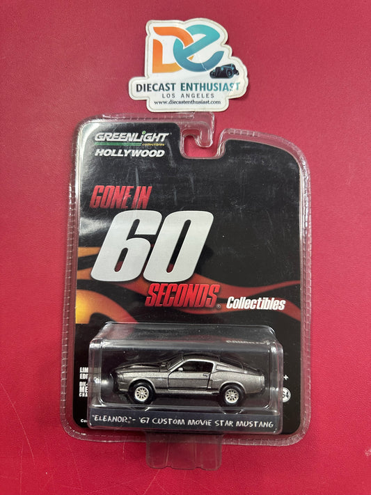 Greenlight Gone In 60 Seconds Eleanor 67 Custom Movie Star Mustang 1:64