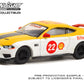 Greenlight Shell 2022 Ford Mustang Mach 1 White Yellow 1:64
