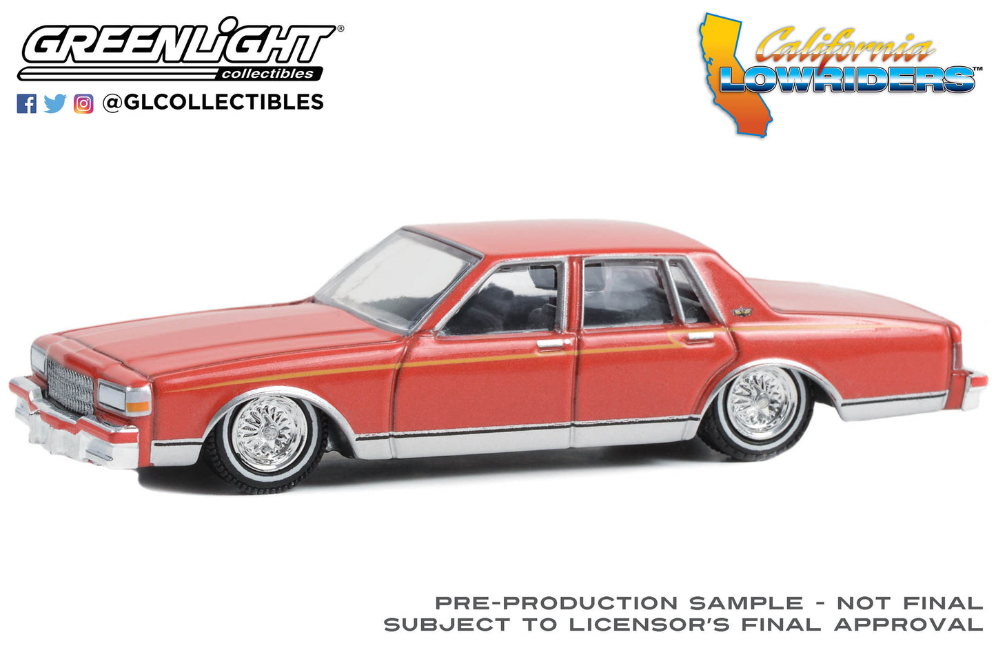 Greenlight California Lowriders Series 3 1989 Chevrolet Caprice Classic Orange 1:64