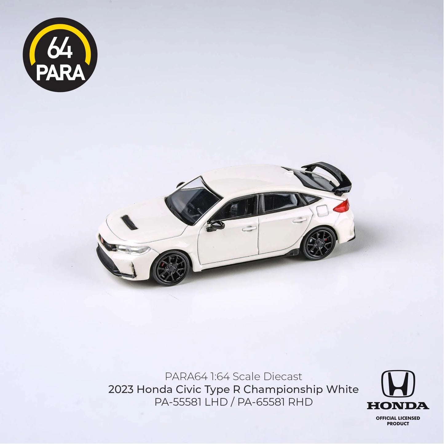 PARA64 2023 Civic Type R Rallye Championship White 1:64