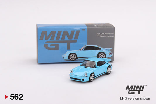 Mini GT Box Version 562 Porsche RUF CTR Anniversary Bayrisch Himmelblau 1:64