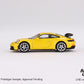 Mini GT Box Version 565 Porsche 911 (992) GT3 Racing Yellow 1:64