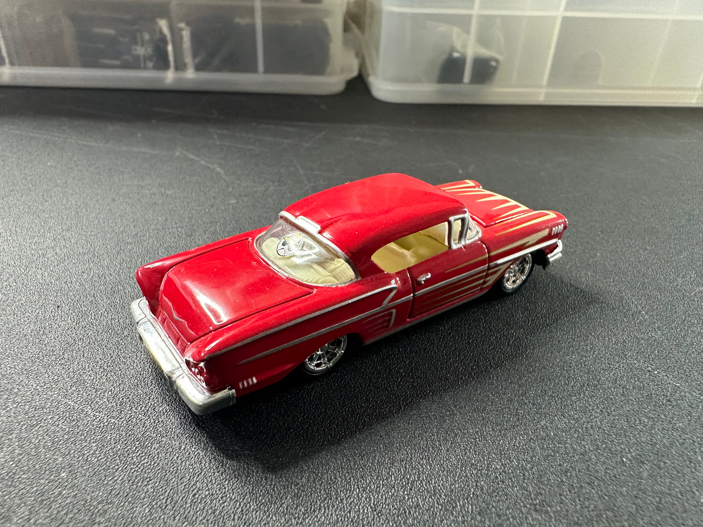 LOOSE Revell Lowriders 58 Chevy Impala Red 1:64
