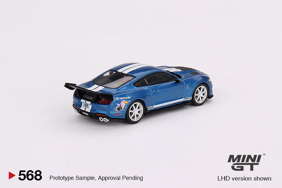 Mini GT Box Version 568 Shelby GT500 Dragon Snake Concept Ford Performance Blue 1:64