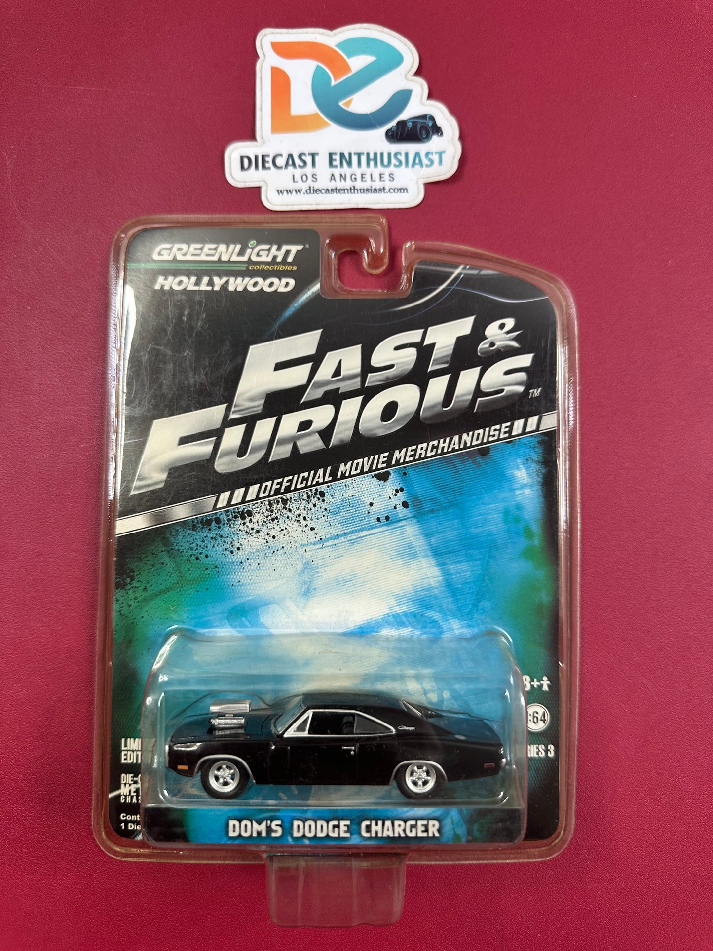 Greenlight Hollywood Series Fast & Furious Charger Challenger Set 1:64