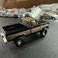 LOOSE Auto World Exclusives 1973 Chevy Cheyenne K10 Fleetside Black Gold 1:64