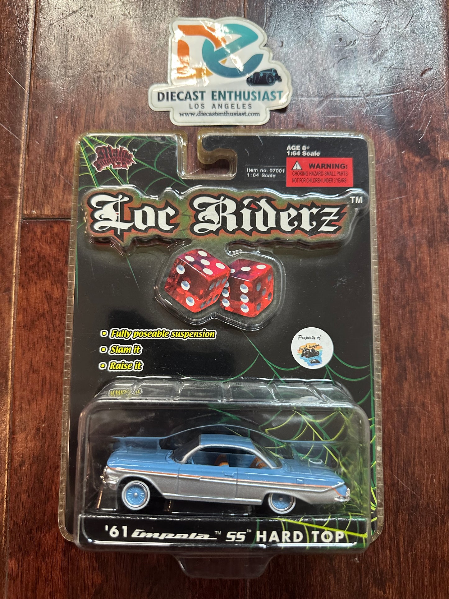 Malibu International Loc Riderz Series Impala Bel Air Set 1:64