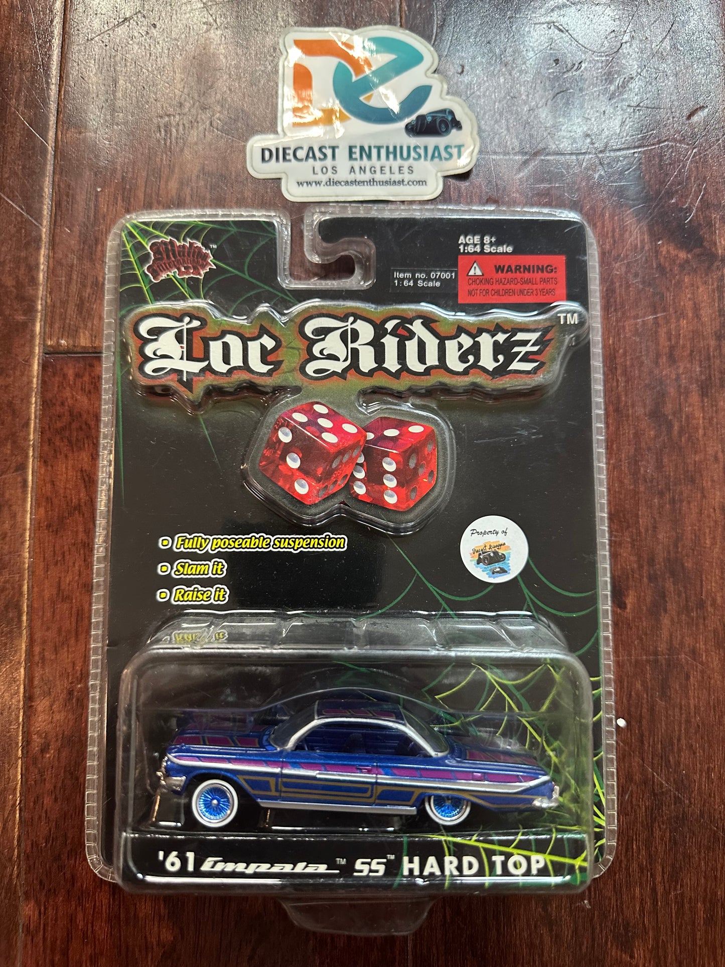 Malibu International Loc Riderz Series Impala Bel Air Set 1:64