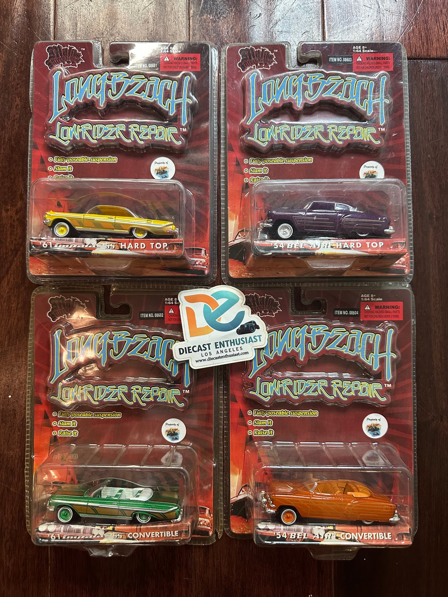 Malibu International Long Beach Lowrider Repair Set 1:64