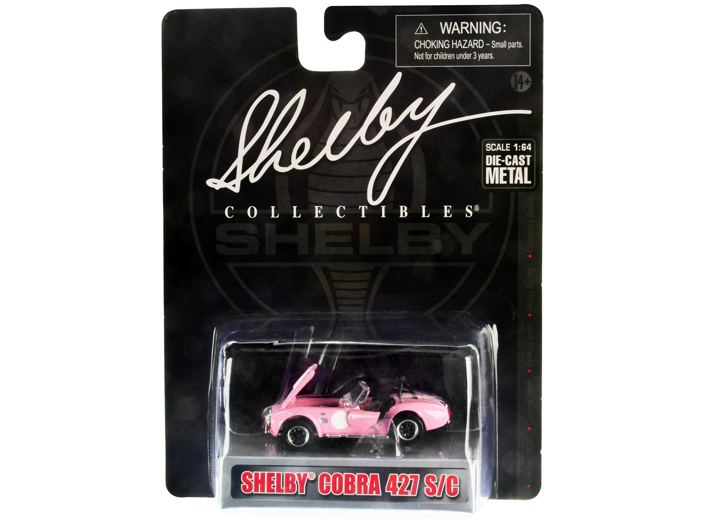 Shelby Collectibles Shelby Cobra 427 S/C Pink 1:64