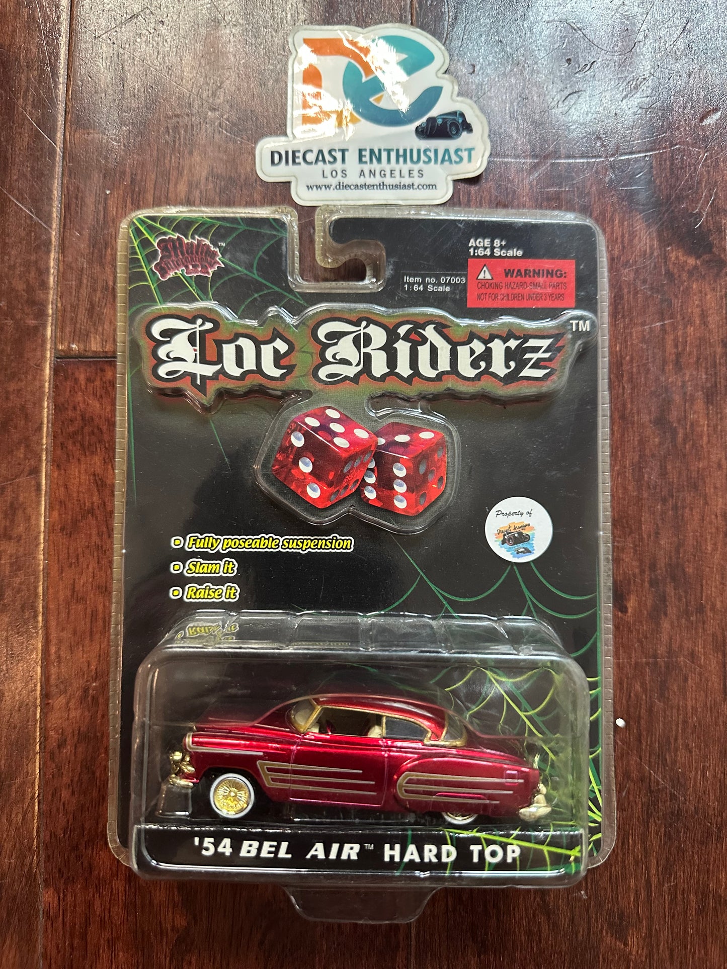 Malibu International Loc Riderz Series Impala Bel Air Set 1:64