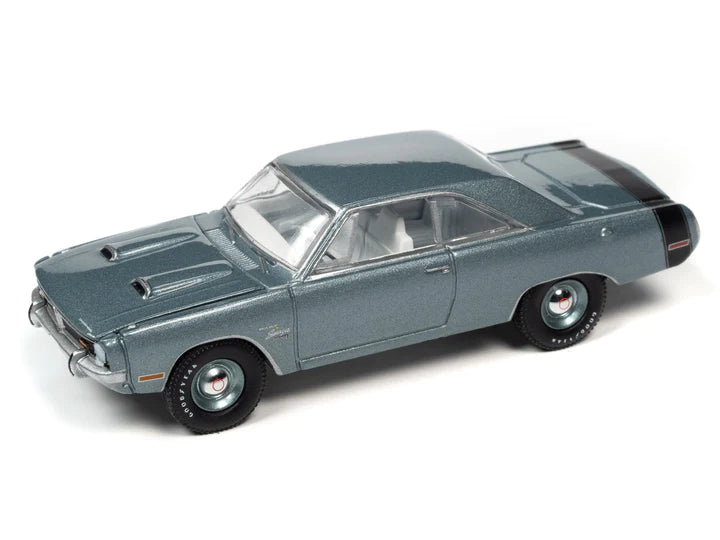 Auto World Vintage Muscle 1971 Dodge Dart Swinger 340 Special Light Gunmetal Poly 1:64