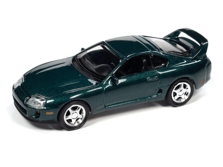 Auto World Modern Muscle 1996 Toyota Supra Deep Jewel Green Pearl 1:64