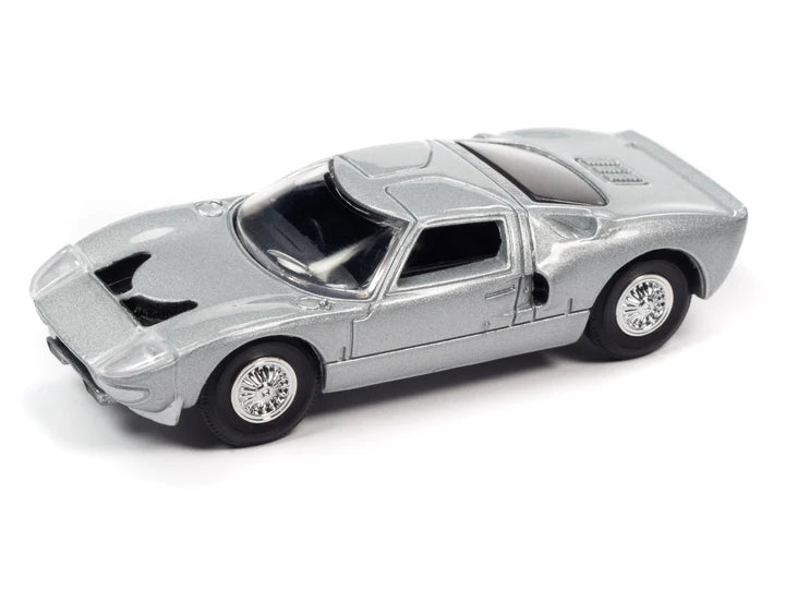 Auto World Vintage Muscle 1965 Ford GT40 Mk1 Silver 1:64