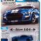 Auto World Modern Muscle 2021 Shelby GT500 Carbon Fiber Track Pack Velocity Blue 1:64