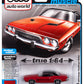 Auto World Vintage Muscle 1974 Dodge Challenger Rallye Bright Red 1:64