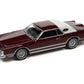 Auto World Luxury Cruisers 1979 Lincoln Continental Mark V Dark Red Poly 1:64