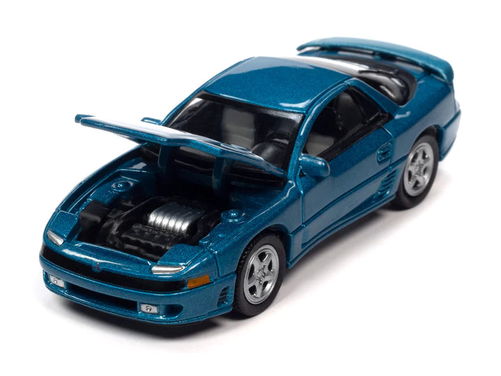 Auto World Modern Muscle 1991 Mitsubishi 3000GT VR4 Jamaican Blue Poly 1:64