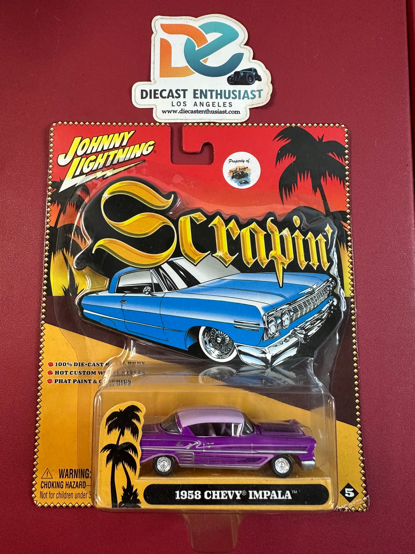 Johnny Lightning Scrappin' Series Cadillac Impala Monte Carlo Set 1:64