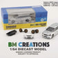 BM Creations Subaru Legacy Touring Wagon GTB Silver 1:64