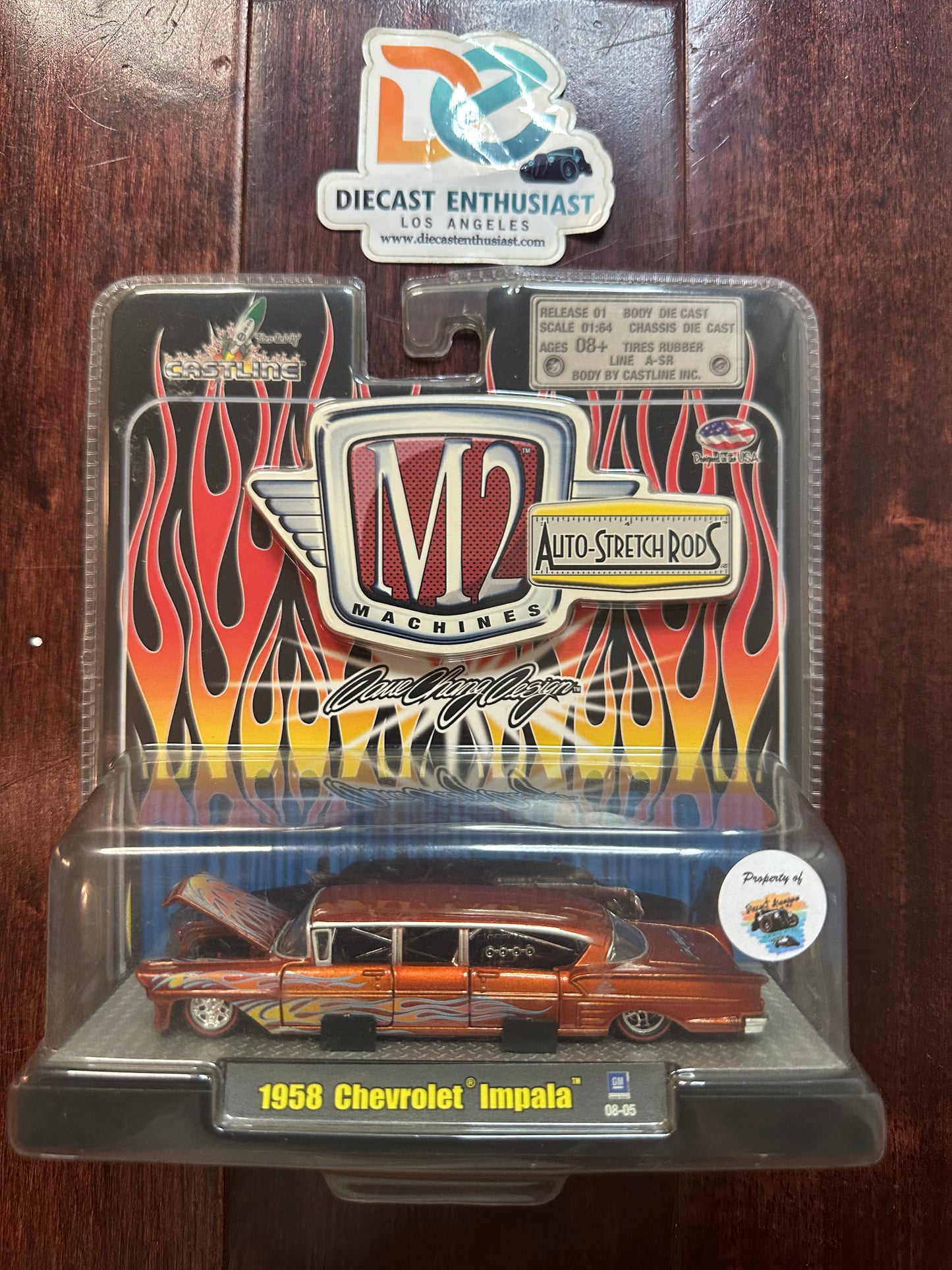 M2 Machines Auto Stretch Rods Cadillac Impala Mercury Bel Air in Lot 1:64