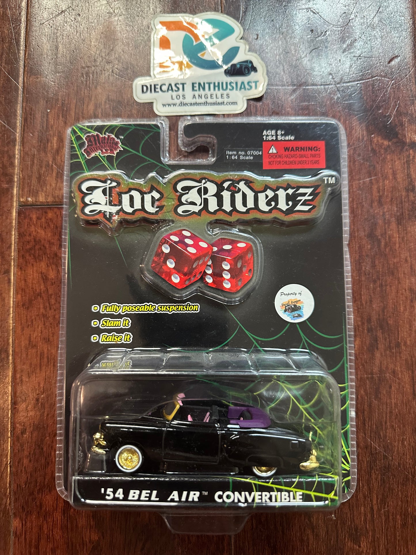 Malibu International Loc Riderz Series Impala Bel Air Set 1:64