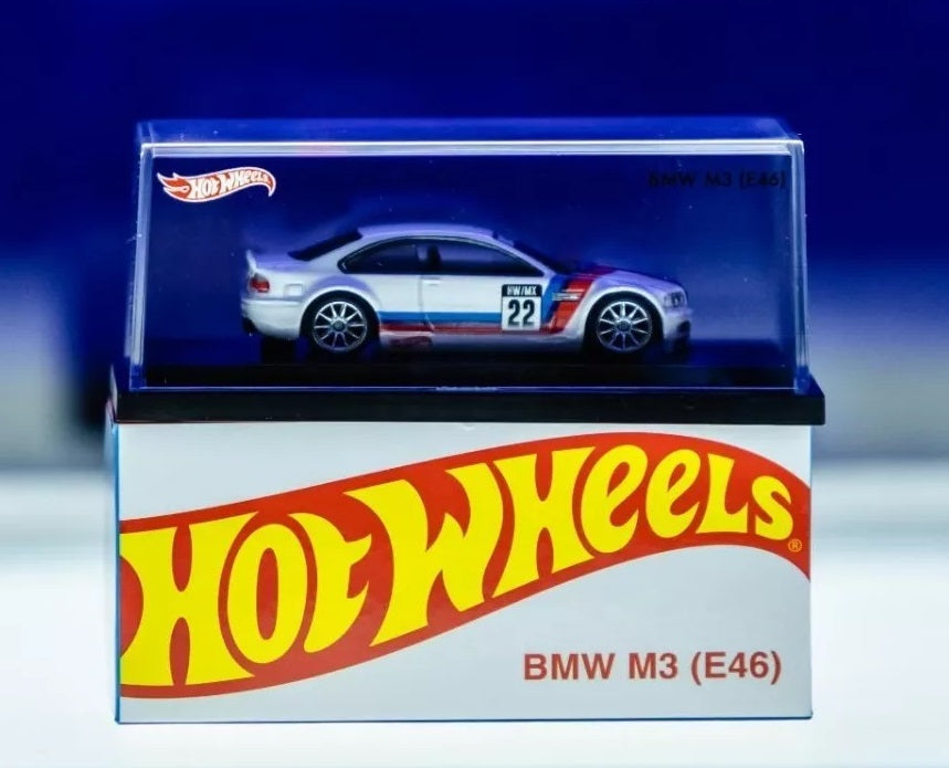 Hot Wheels Mexico Convention 2022 BMW M3 (E46) White 1:64