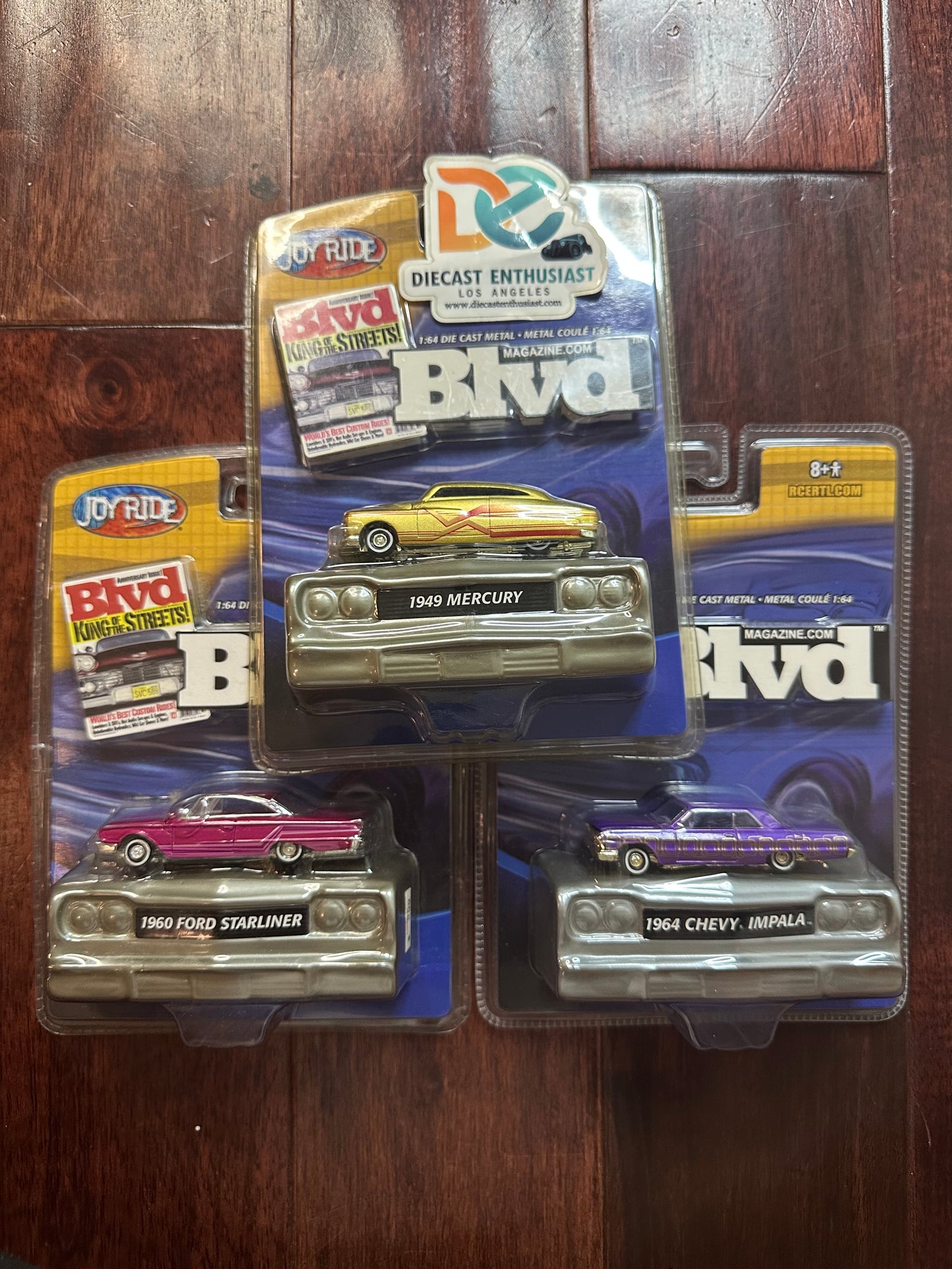 Joy Ride Blvd Magazine Impala Starliner Mercury Set 1:64