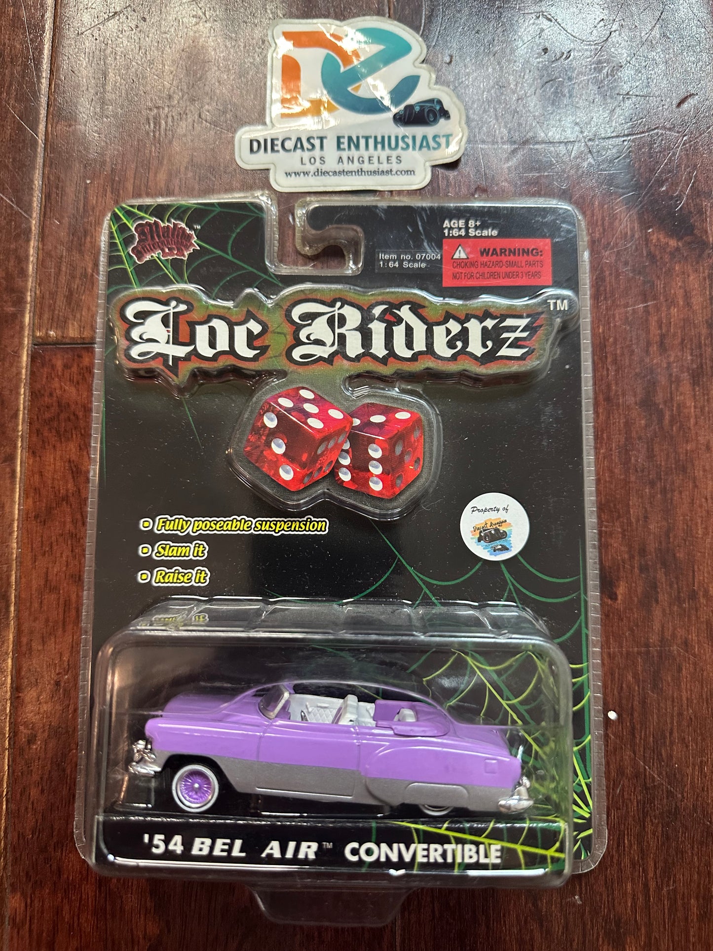 Malibu International Loc Riderz Series Impala Bel Air Set 1:64