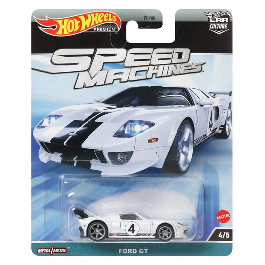 Hot Wheels Speed Machines Ford GT White 1:64