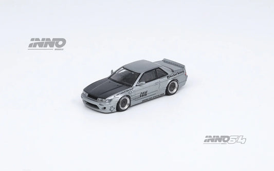 Inno64 Nissan Silvia S13 V1 Pandem Rocket Bunny Silver 1:64