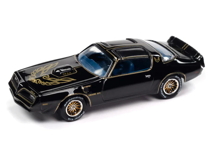 Johnny Lightning Trivial Pursuit 1977 Pontiac Firebird TA Black 1:64