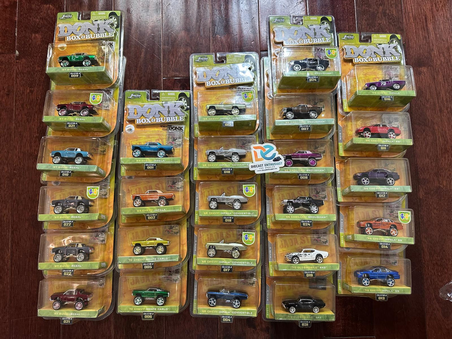 Jada Toys Donk Box & Bubble Set of 26 1:64