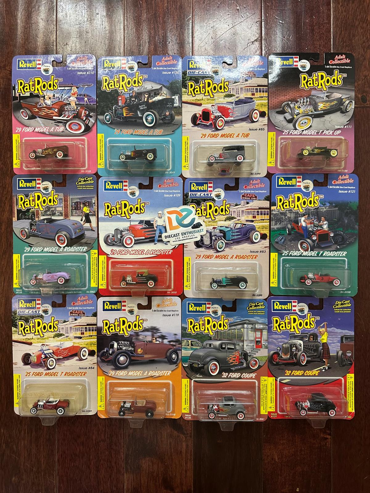 Revell Rat Rods Series Set of 12 1:64