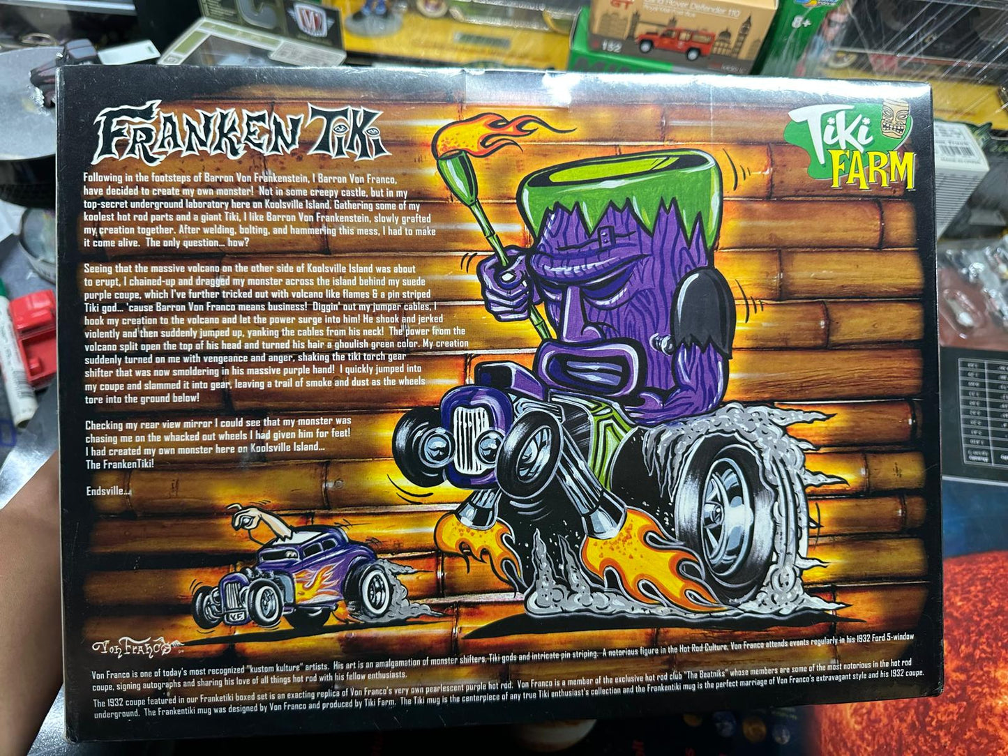 Hot Wheels Franken Tiki Von Franco Collector Set 32 Ford Purple 1:64