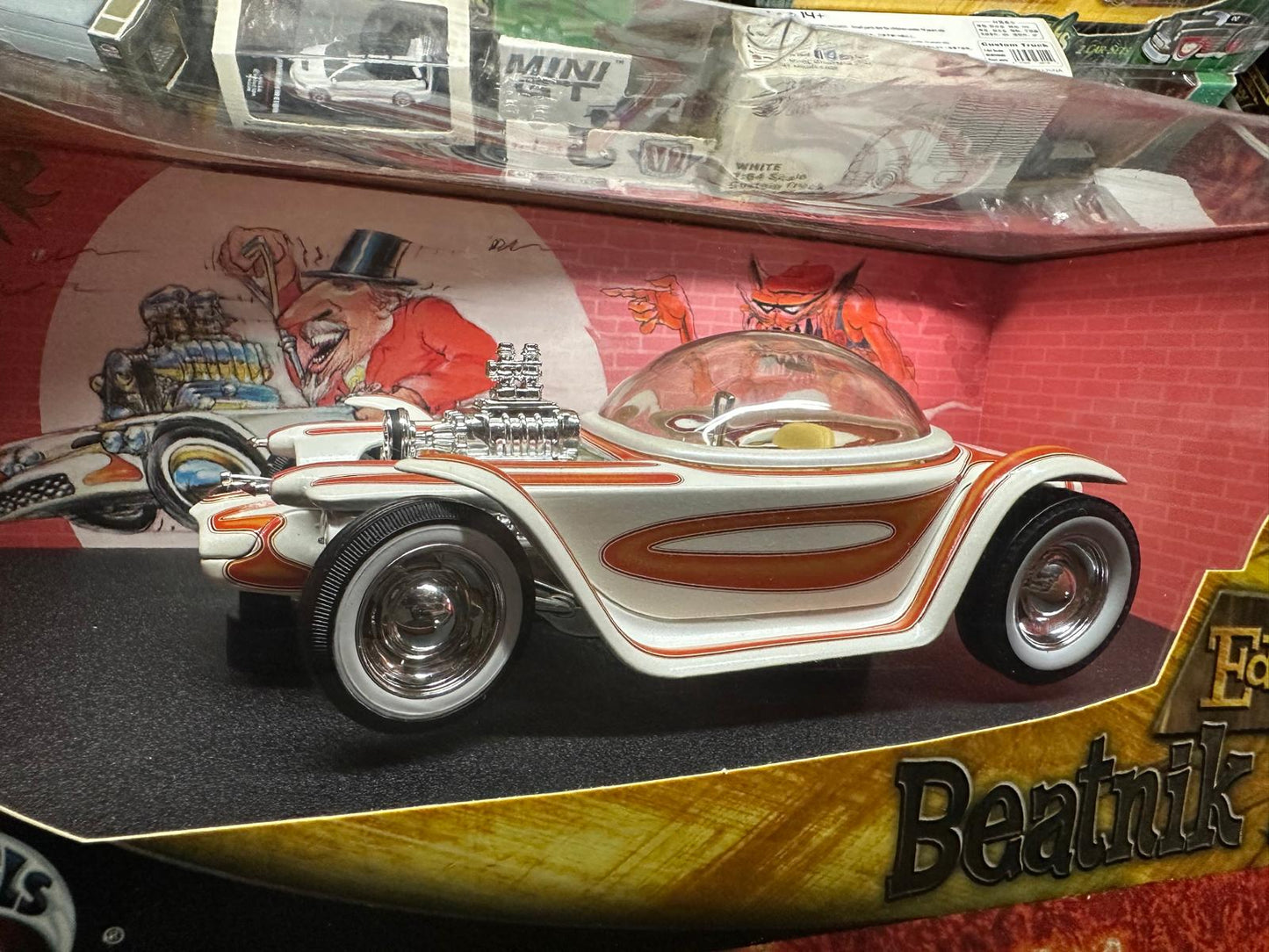 OPENED SEALED NEW Hot Wheels Ed Big Daddy Roth Beatnik Bandit 1:18