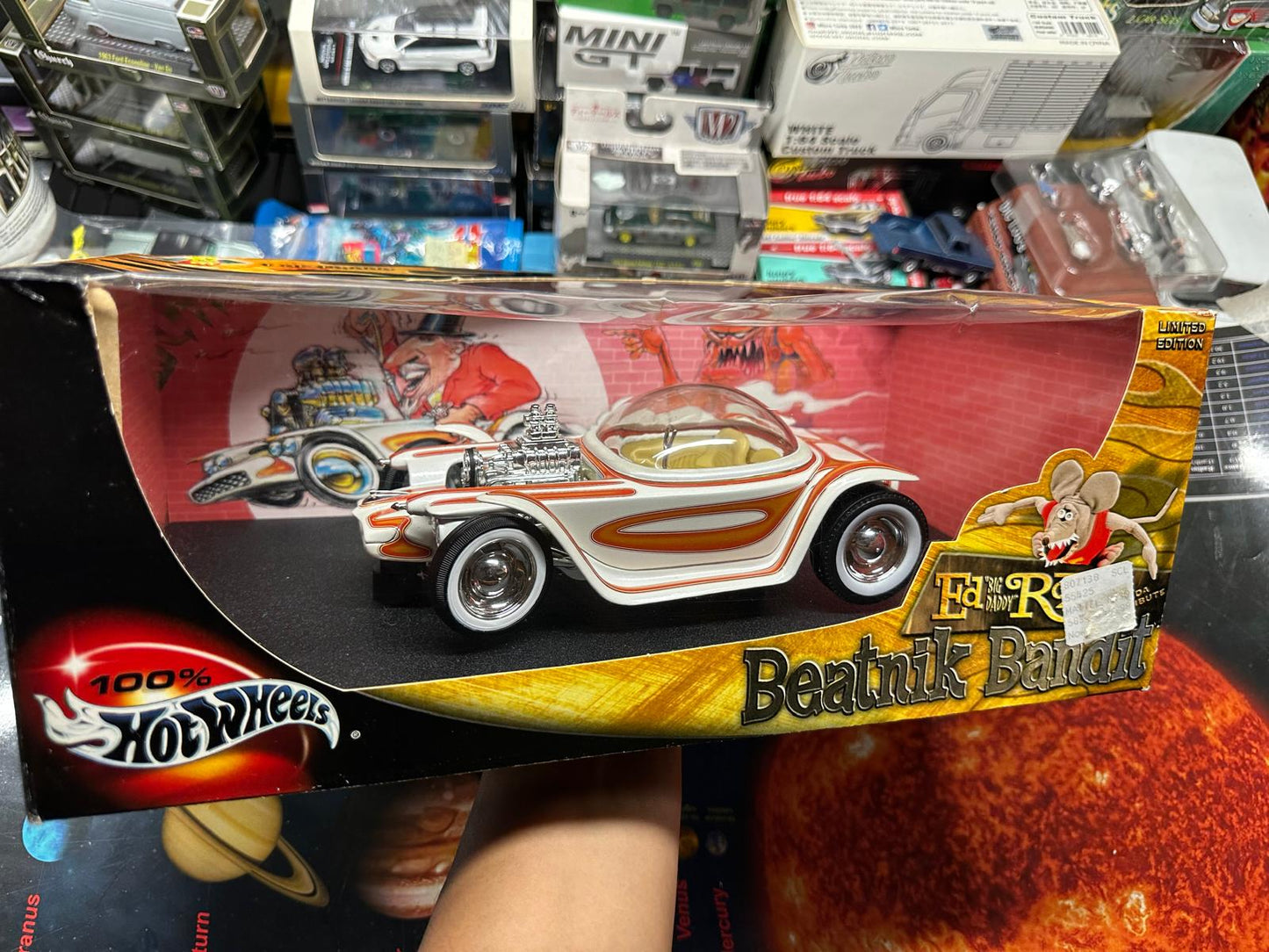 OPENED SEALED NEW Hot Wheels Ed Big Daddy Roth Beatnik Bandit 1:18