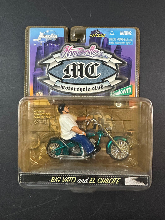 Jada Homie Rollerz MC Motorcycle Club Big Vato & Chilote