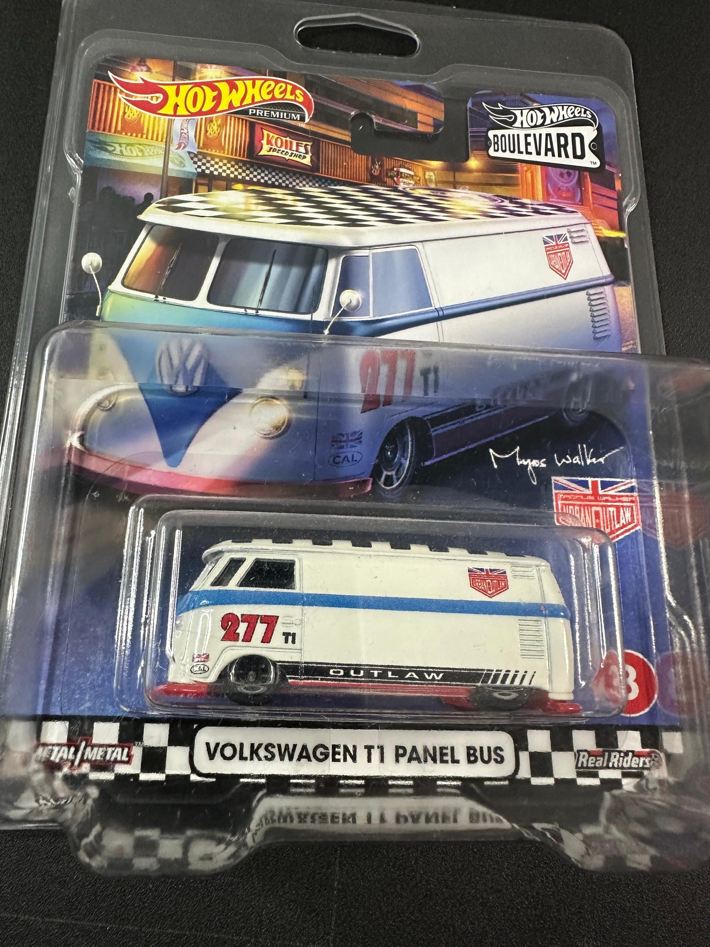 ERROR VVHTF Hot Wheels Boulevard Volkswagen T1 Panel Bus Magnus Walker 1:64